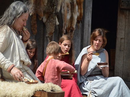 Reenactment at West Stow